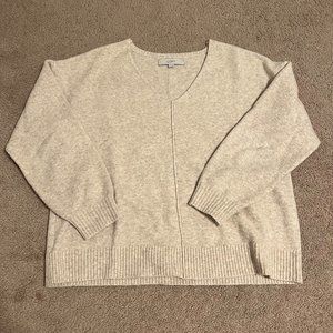 Loft Long Sleeve Sweater Small Tan
